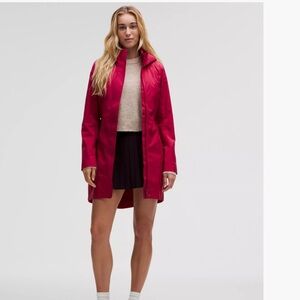 GUC Lululemon Insulated Rain Rebel Jacket Pomegranate